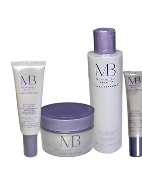 Meaningful Beauty 4 Piece Lot Including Cleanser, Eye, Day & Night Creme *READ*